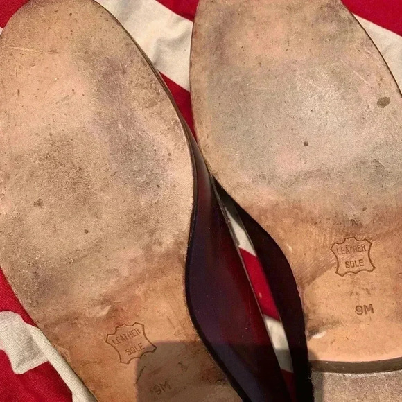 antique/vintage leather slip on shoes! - Picture 6 of 8